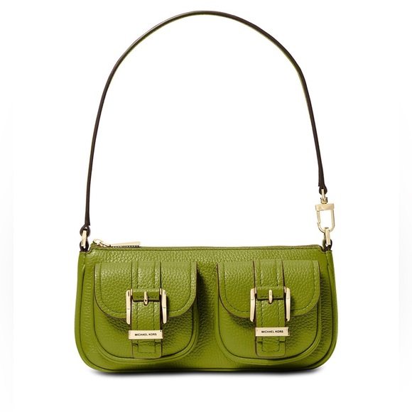 Michael Kors Green Baguette Shoulder Bag( No offer please ) - Picture 1 of 11